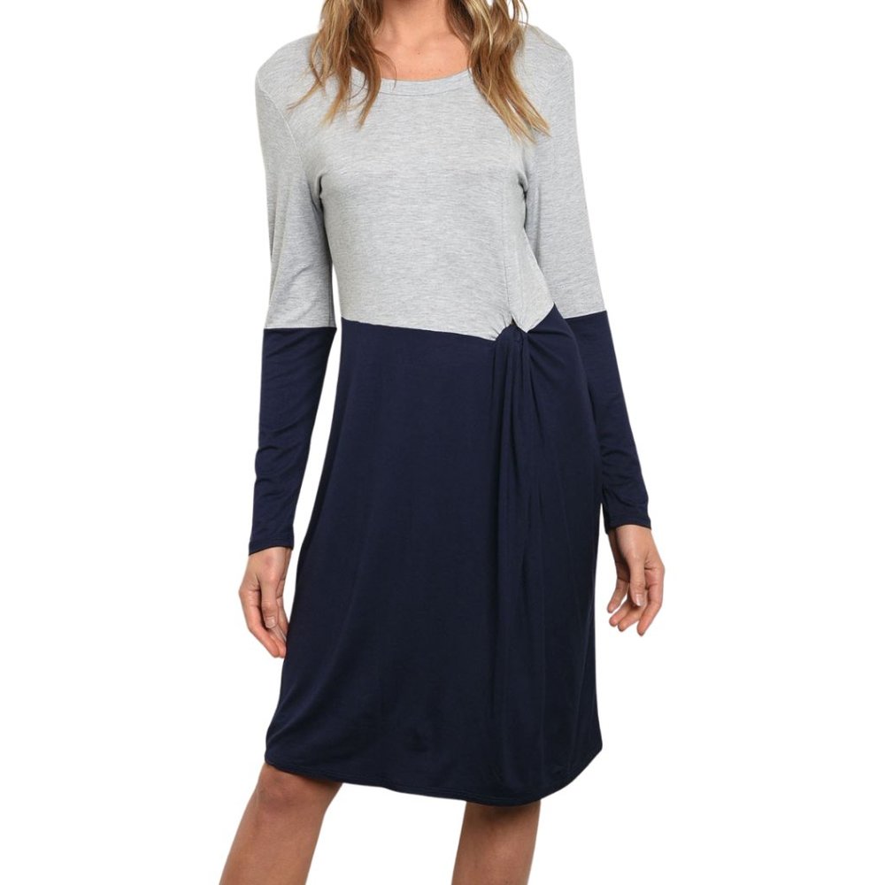 Two -Toned Tee Dress